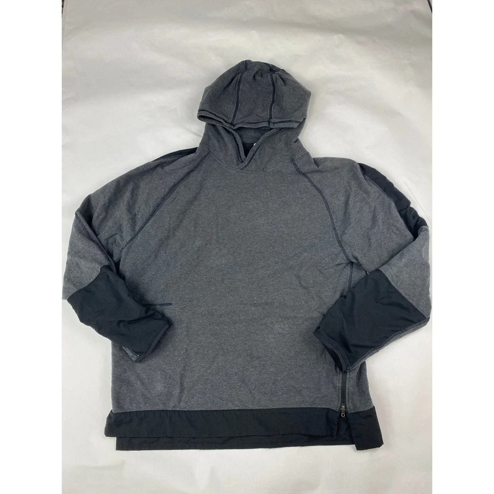 Lululemon Revival Sweatshirt Hoodie Men's Size XL Black Gray - Picture 1 of 11